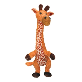3 x KONG Shakers Luvs Long-Limbed Squeaker Dog Toy - Small Giraffe