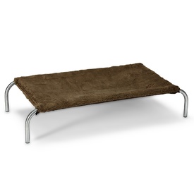 Snooza Flea Free Woolly Replacement Cover for Raised Dog Bed - Brown