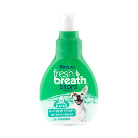 Tropiclean Fresh Breath Breath Water Enhancer Drops for Dogs 65ml