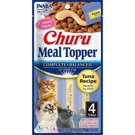 Inaba Cat Complete Balanced Meal Topper Treat - Creamy Tuna - 24 x 14g Tubes