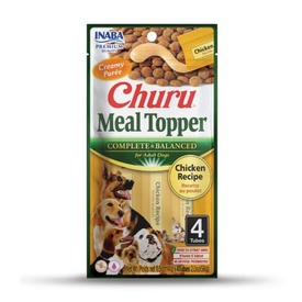 Inaba Dog Churu Meal Topper Treat - Creamy Chicken Recipe 24 x 14g Tubes