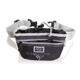 Doog Treat Pouch with Removable Internal Pouch for Dog Treats - Black & Grey
