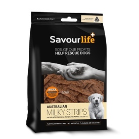 SavourLife Australian Milky Strips for Puppies and Adult Dogs - 150g