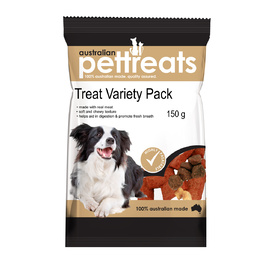 Australian Pet Treats - Chewy Treat Variety Pack for Dogs 150g