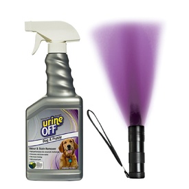 Urine Off Spray for Dog & Puppy Pee plus Urine Finder - 500ml