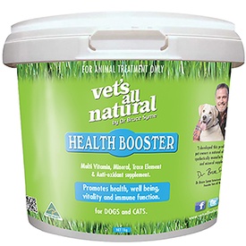Vets All Natural Health Booster Natural Multivitamin Nutritional Supplement for Cats & Dogs