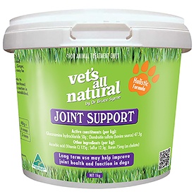 Vets All Natural Joint Support Powder with Boron & Calcium for Dogs