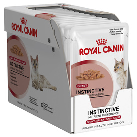 Royal Canin Instinctive Moist Adult Cat Food in Gravy x 12 Pouches