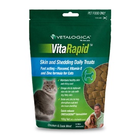 Vetalogica VitaRapid Grain Free Skin & Coat Care Treats for Cats 100gm
