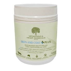 Vetalogica Hemp Clinicals Skin & Coat Plus Dog Supplement 300g