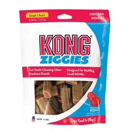 4 x KONG Stuff'N Ziggies Chicken Flavoured Dog Treats - Made in USA - Small