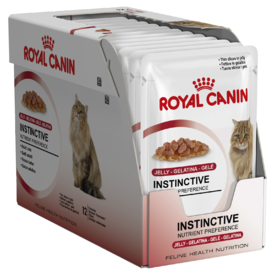 Royal Canin Instinctive Moist Adult Cat Food in Jelly x 12 Pouches