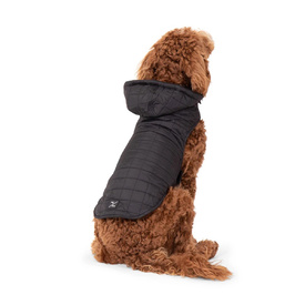 Mog & Bone Waterproof Puffer Dog Jacket Black