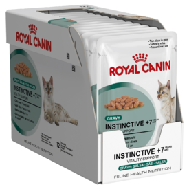 Royal Canin Adult +7 Instinctive Moist Cat Food in Gravy x 12 Pouches