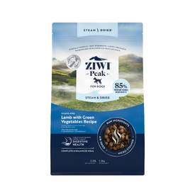Ziwi Peak Steam & Dried Grass-fed Lamb with Green Vegetables Dry Dog Food