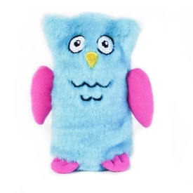 Zippy Paws Stuffing-Free Squeakie Buddies Plush Dog Toy - Owl