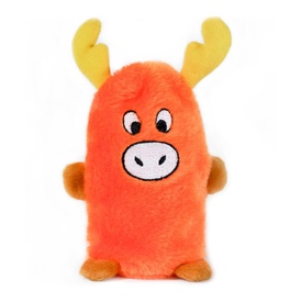 Zippy Paws Stuffing-Free Squeakie Buddies Plush Dog Toy - Moose