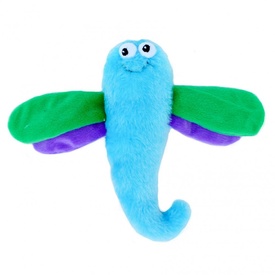 Zippy Paws Crinkle Dragonfly Plush Squeaker Dog Toy