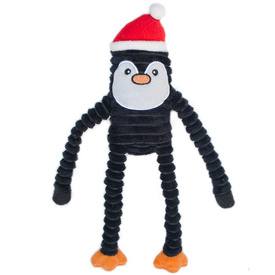 ZippyPaws Christmas Crinkle Dog Toy - Small Penguin
