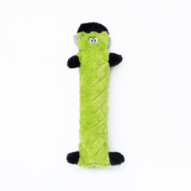 Zippy Paws Jigglerz Shakeable No Stuffing Halloween Dog Toy - Frankenstein's Monster