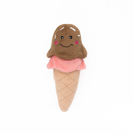 Zippy Paws NomNomz Squeaker Dog Toy - Ice Cream