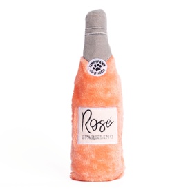 Zippy Paws Happy Hour Crusherz with Replaceable Squeaker Bottle Dog Toy - Rosé