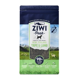 Ziwi Peak Air Dried Grain Free Dog Food 454g Pouch - Tripe & Lamb
