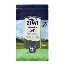 Ziwi Peak Air Dried Grain Free Dog Food 2.5kg Pouch - Tripe & Lamb
