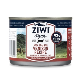 Ziwi Peak Moist Grain Free Cat Food - Venison - 185g x 12 Cans