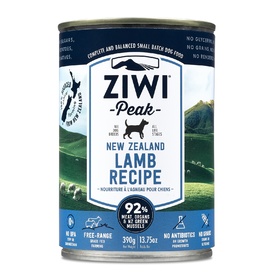 Ziwi Peak Moist Grain Free Dog Food - Lamb - 390g x 12 Cans