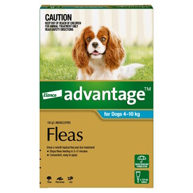 Advantage Spot-On Flea Control Treatment for Dogs 4-10kg