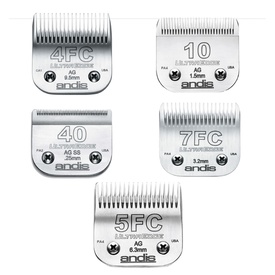Andis Replacement Ultra Edge Blades for Pet Clippers - 5 Blades to Choose From