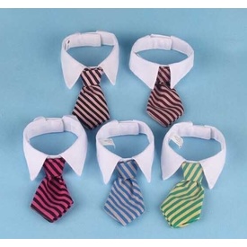 Collar & Tie Dog and Cat Costume - Vintage Stripe