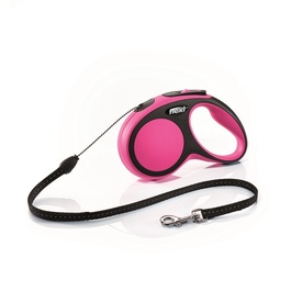 Flexi Comfort Cord Retractable Dog Leash in All Sizes - 5 meters in Pink