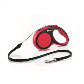 Flexi Comfort Cord Retractable Dog Leash in All Sizes - 5 meters in Red