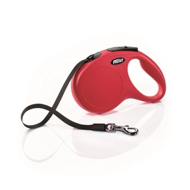 Flexi Classic Tape Retractable Extendable Dog Leash - 3-5 meters in Red