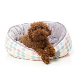 Fuzzyard Plush Round Reversible Dog Bed - Rise & Shine