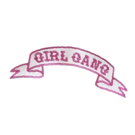 Pethaus Australia Girl Gang Sequin Iron-On Patch for Hoodies & Bandanas