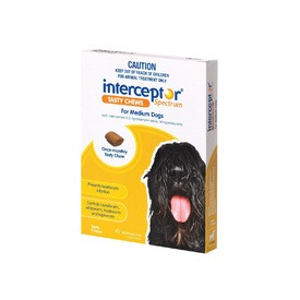 Interceptor Spectrum Chews - Medium Dog 11-22kg (Yellow)