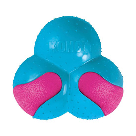 KONG Durosoft Flexible & Textured Clover Dog Toy - Assorted Colours