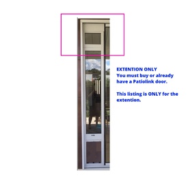 Patiolink Custom Height Extension ONLY up to 3m - DOOR SOLD SEPARATELY
