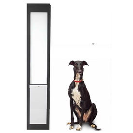 Patiolink Sliding Door Greyhound Door Panel Insert & Flap includes Locking Bracket for Doors up to 2.1m