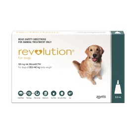 Revolution Flea & Worm Control for Dogs 20.1-40kg + Bonus Canex All Wormer