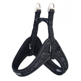 Rogz Fast Fit Ergonomic Step-In Dog Harness - Black