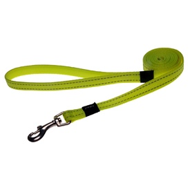 Rogz Utility Dog Leash with Reflective Stitching - Dayglow Yellow