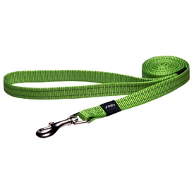 Rogz Utility Dog Leash with Reflective Stitching - Lime