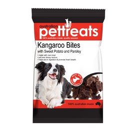 Kangaroo Bites with Sweet Potato & Parsley - Australian Dog Treats