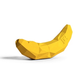 Zee Dog Super Fruitz Treat Dispending Dog Toy - Super Banana
