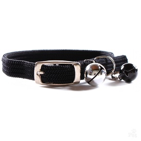 High Street Elastic Cat Collar with Double Bells - All Colours Available!