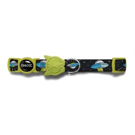 Zee Dog Cat Collar with Breakaway Safety Clip (no bell) - Area 51 UFOs